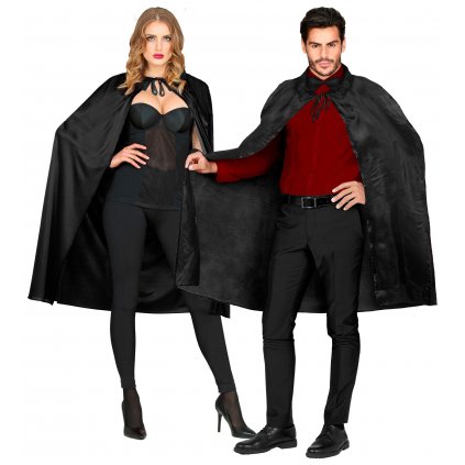 Černý plášť bez kapuce 110 cm