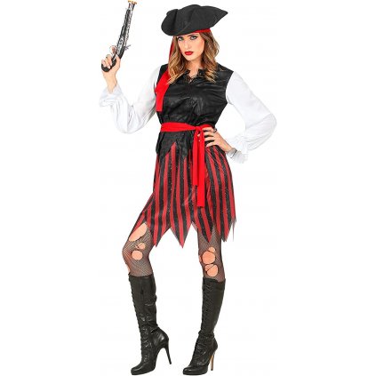 Dámský kostým neohrožená pirátka