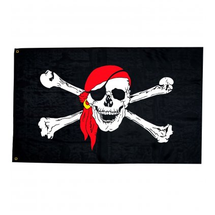 Pirátská vlajka (130x80cm)