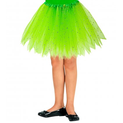 Dětská zelená tutu sukně