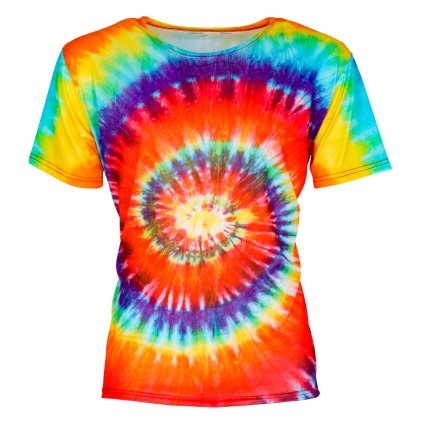 Batikované hippies tričko