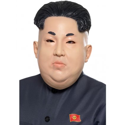 Maska diktátor Kim Čong-un
