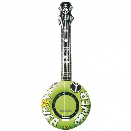 Zelené nafukovací banjo