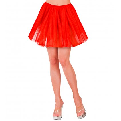 Červená tutu sukně 40 cm