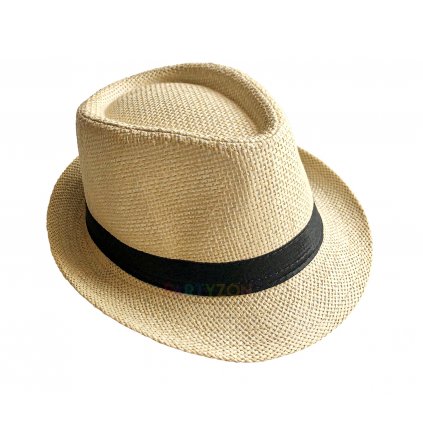 Letní slaměný fedora klobouk