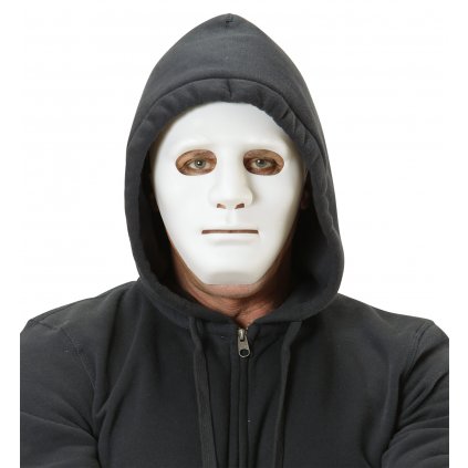Maska bílá tvář Anonym