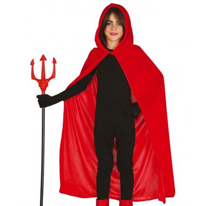 Dětský červený plášť 100 cm