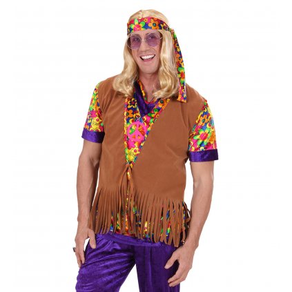 Hippie vesta s čelenkou
