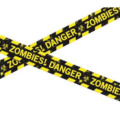 Výstražná páska "Nebezpečí: Zombie!"
