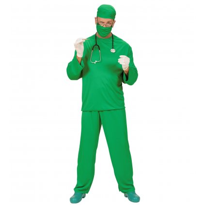Kostým doktor chirurg zelený