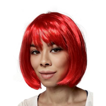 paruka cervena kratka