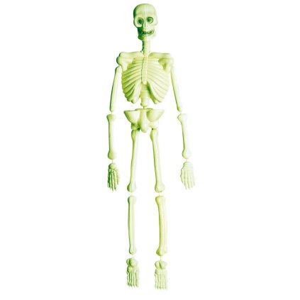 Svítící dekorace kostra 90 cm