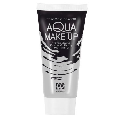 Barva Aqua Make Up na obličej a tělo šedá v tubě