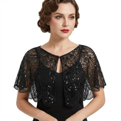 Retro přehoz přes ramena 20. léta