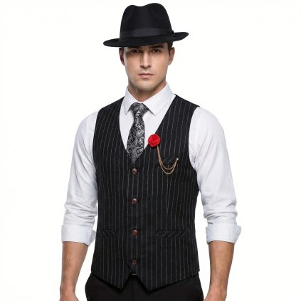 Pruhovaná vesta 30. léta