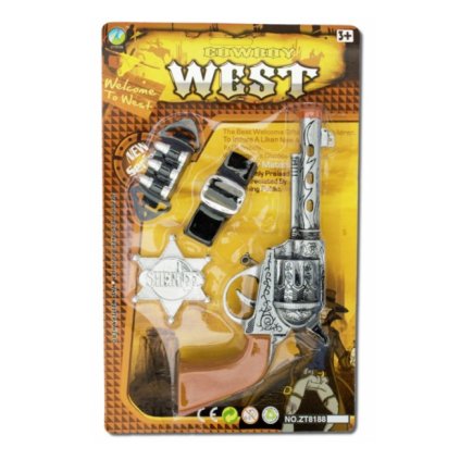 kovbojské pistole western na karneval