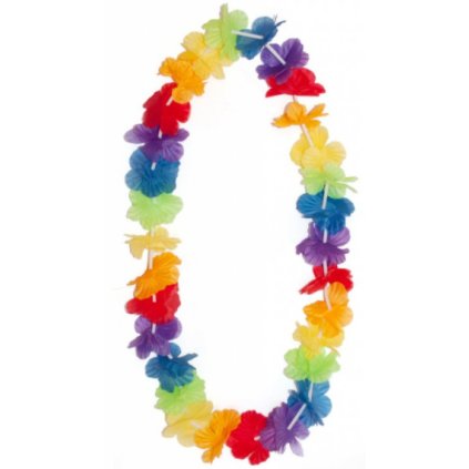 havajský věnec barevný na hawaii párty