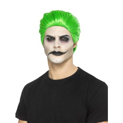 zelená paruka joker