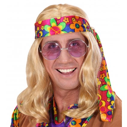 Blond paruka Hippie týpek