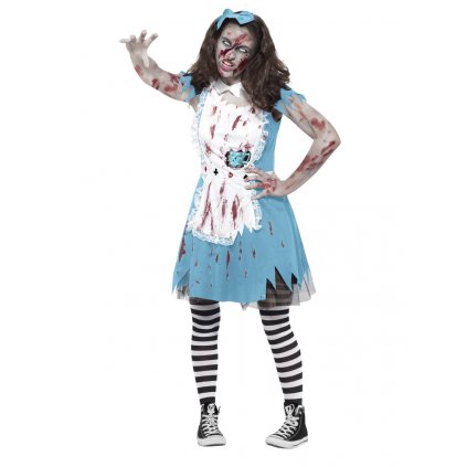 Zombie kostým Alenka v říši divů