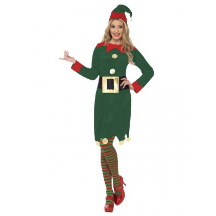Dámský kostým Elf zelený