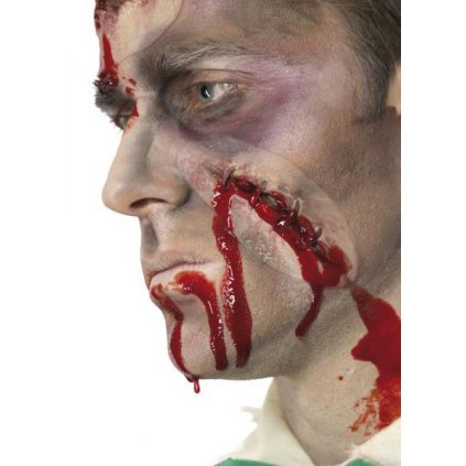 umělá kůže zranění halloween