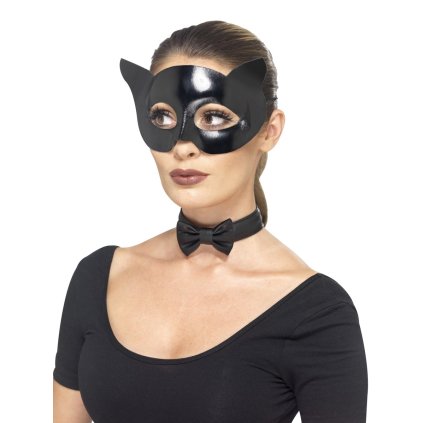 Sexy kočičí škraboška maska