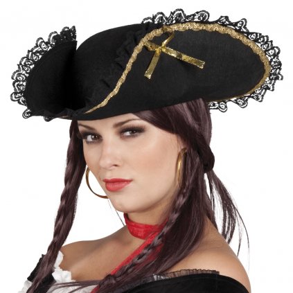 pirátský klobouk pro pirátku
