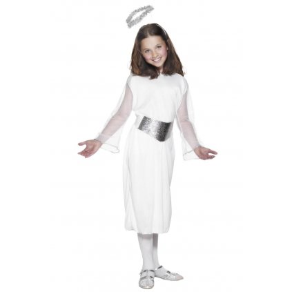 Dětský andělský kostým šaty levně