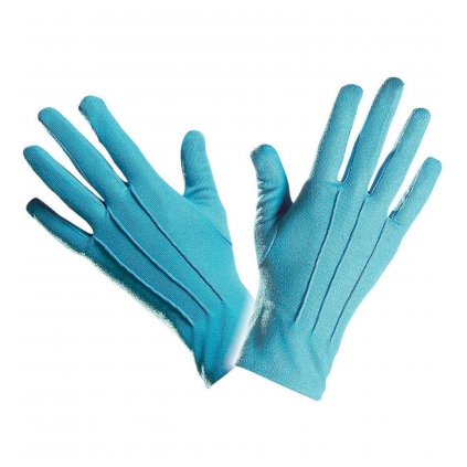 levné modré rukavice karneval