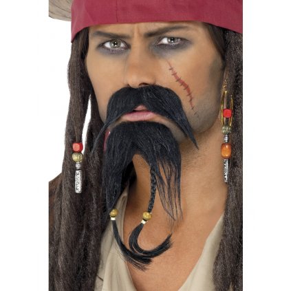Pirátský knír s bradkou (Jack Sparrow)