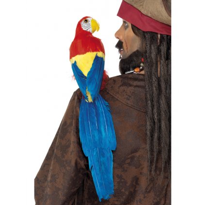 Pirátský papoušek na rameno