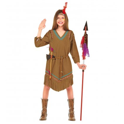 dívčí kostým indiánka