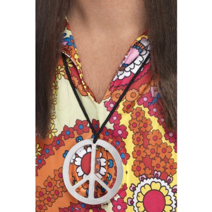 Hippie peace medailon