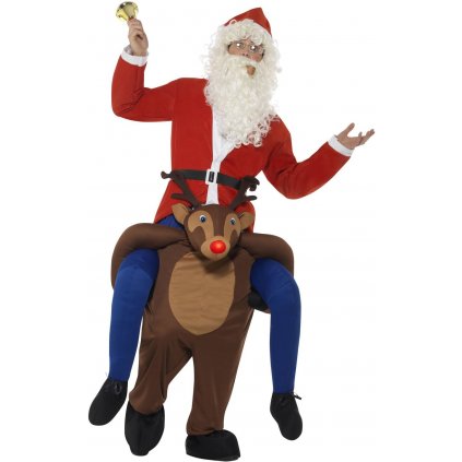 kostým jezdec Santa na soboví