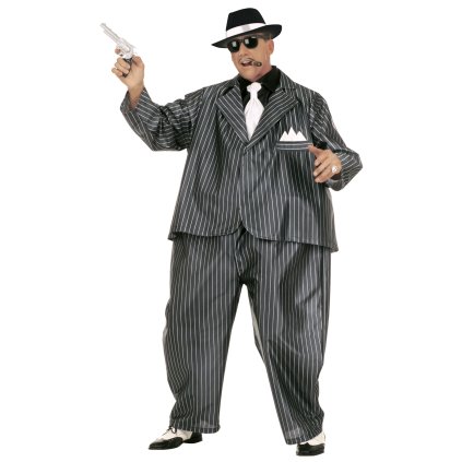 kostým tlustý gangster