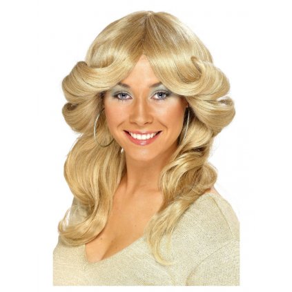 dámská blond paruka 70. léta