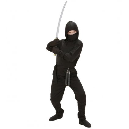 kostým ninja černý