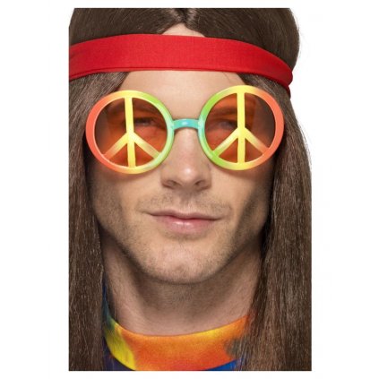 Hippie brýle Peace lenonky