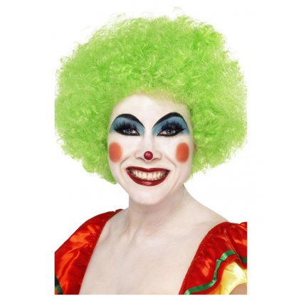 Zelená paruka klaun