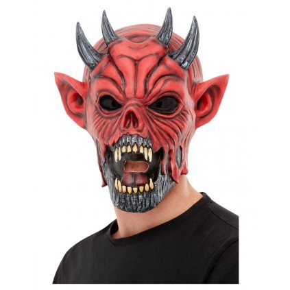 Celohlavová maska ďábel