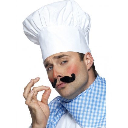 Bílá kuchařská čepice