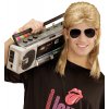 Paruka mullet blond s brýlemi