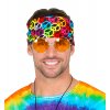 duhový šátek hippie peace