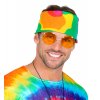 duhový šátek hippies doplnky na karneval