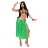dlouha Havajská Hula Hula sukně zelená 60 cm