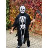 karnevalový ostým kostlivec smrtka halloween