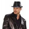 Černý fedora klobouk