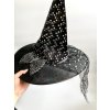 cerny klobouk carodejnice se zavojem