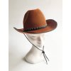 Dětský hnědý kovbojský klobouk